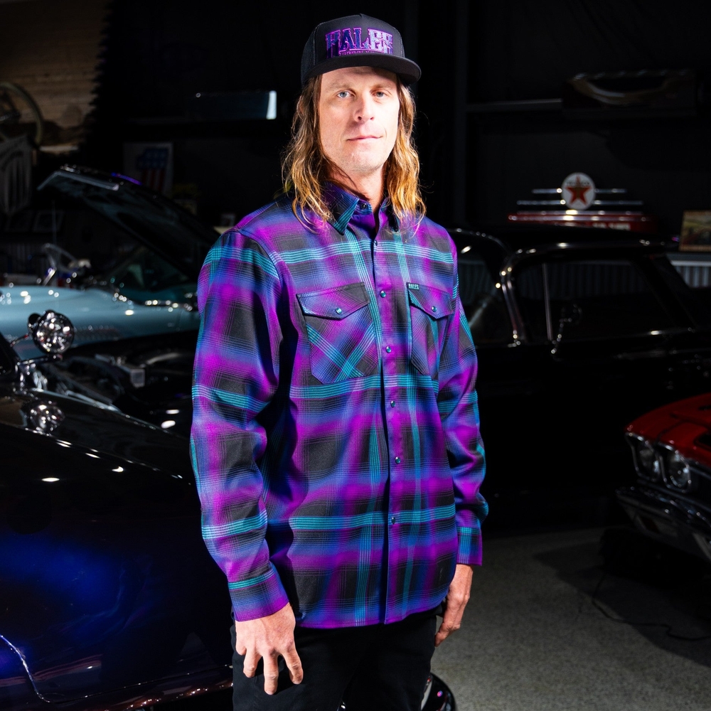 Hales Speed Shop Flannel Northern Lights Men's XL 🔥*Sold Out Everywhere*🔥 NWT - Picture 2 of 9